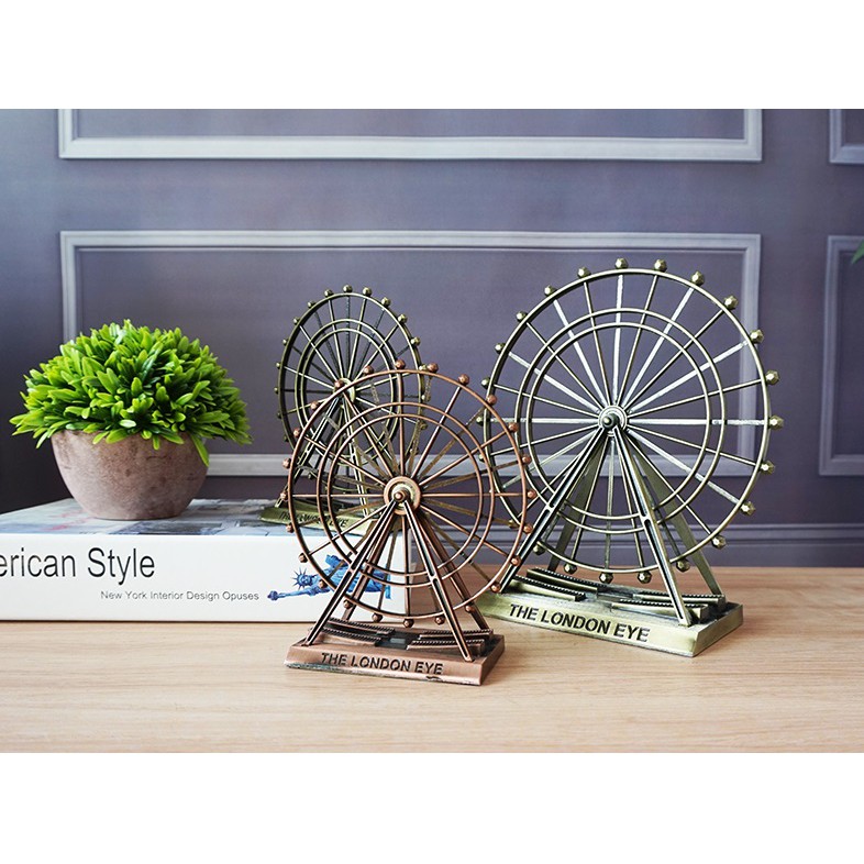 [ĐK 15CM] Vòng đu quay thiên niên kỷ London Eye, biểu tượng mới của London - Anh