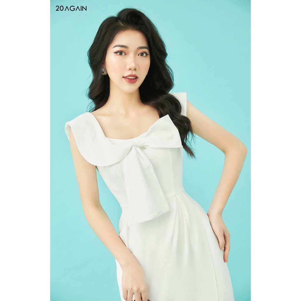 Đầm Ôm Bèo Nơ Vai 20AGAIN DOA0977 | BigBuy360 - bigbuy360.vn