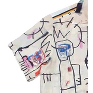 Áo Sơ Mi Tay Ngắn In Hình WACKO MARIA Graffiti Plus Size Cho Nam Nữ