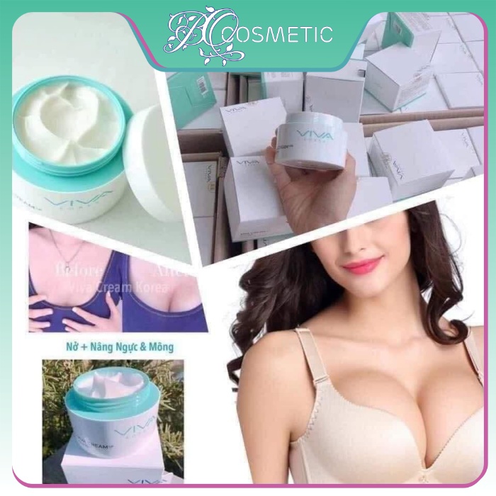 Kem Nở Ngực, Cho Vòng 1 Săn Chắc &amp; Sexy Hơn Viva Cream Korea 100g - Hàn Quốc