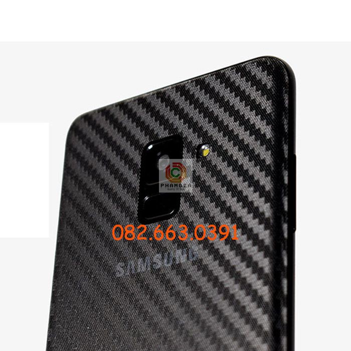 Miếng dán mặt lưng skin carbon Samsung Galaxy A8 2015/ A8 2018/ A8 Plus