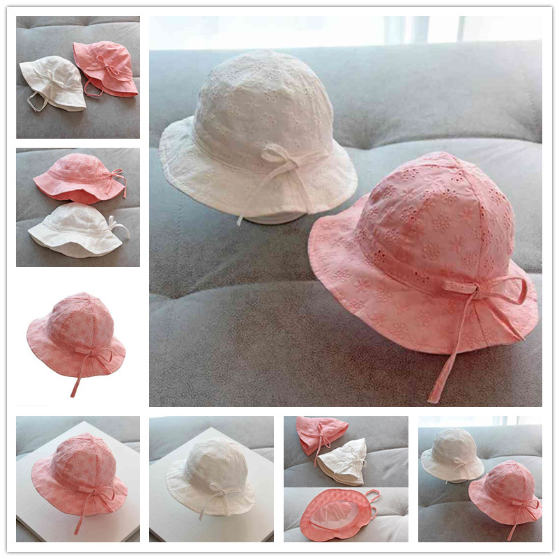 Nón tai bèo phối nơ dễ thương cho bé gái