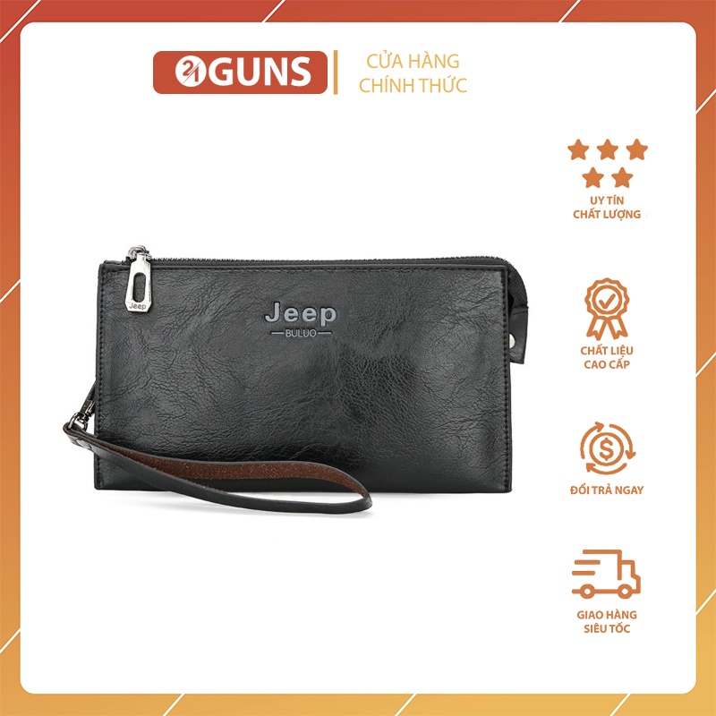 Túi xách cầm tay Twenty One Guns ví nam Hàn Quốc da bò chống bám nước - chống bám bụi GUNS232