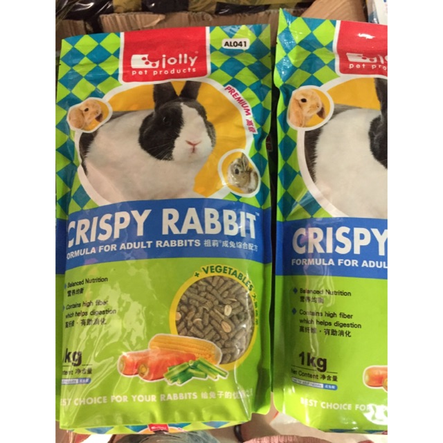 Thức ăn thỏ crispy 1kg