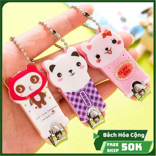 Bấm móng tay móc khóa hình thú