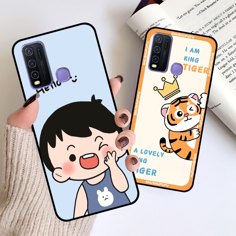 Ốp Vivo Y30 / Y50 in hình mickey, hổ, kingtiger siêu rẻ T19 - T24