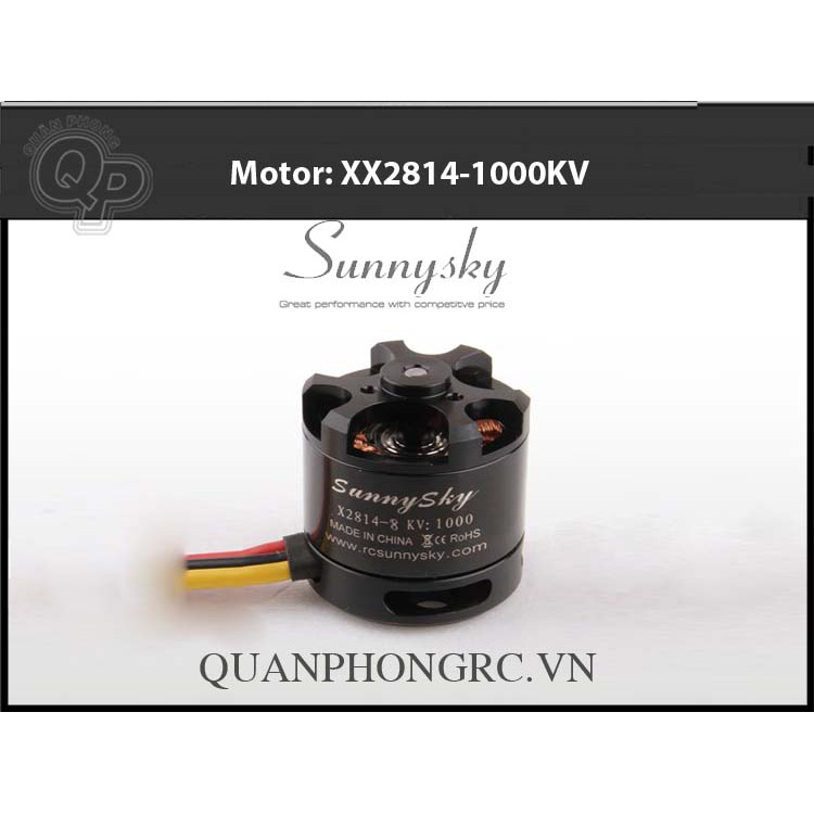 Motor Sunnysky 2814 1000KV / 1100KV / 1250KV