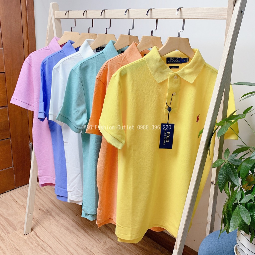 [100% Ảnh Thật] - Áo thun POLO - RALPH LAUREN nam cổ bẻ, dáng SLIM FIT trẻ trung - Hàng xuất dư chuẩn xịn VNXK