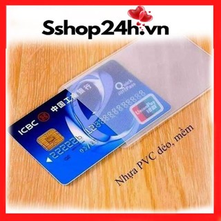 Túi đựng thẻ căn cước công dân gắn chip, túi bọc thẻ CCCD gắn chip 10 chiêc/ set
