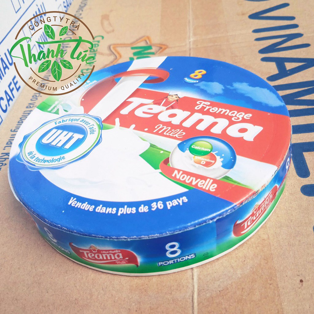 Phô Mai Miếng Tươi Teama Hộp 8 Viên &amp; 16 Viên