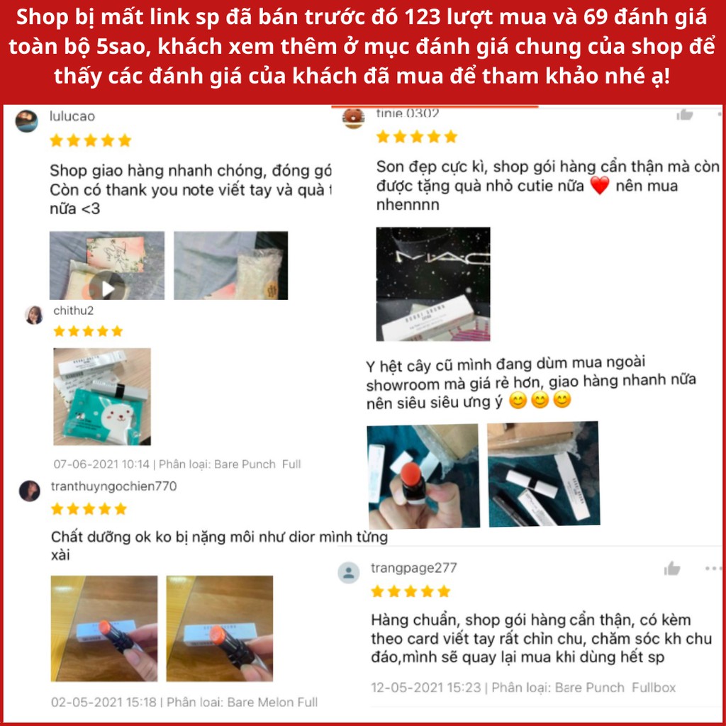 Son dưỡng môi có màu Bobbi Brown extra lip tint- bare pink-melon-punch-rasberry-nude | BigBuy360 - bigbuy360.vn