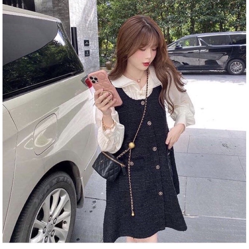 vải dạ mỏng may set bộ,áo,váy thu đông