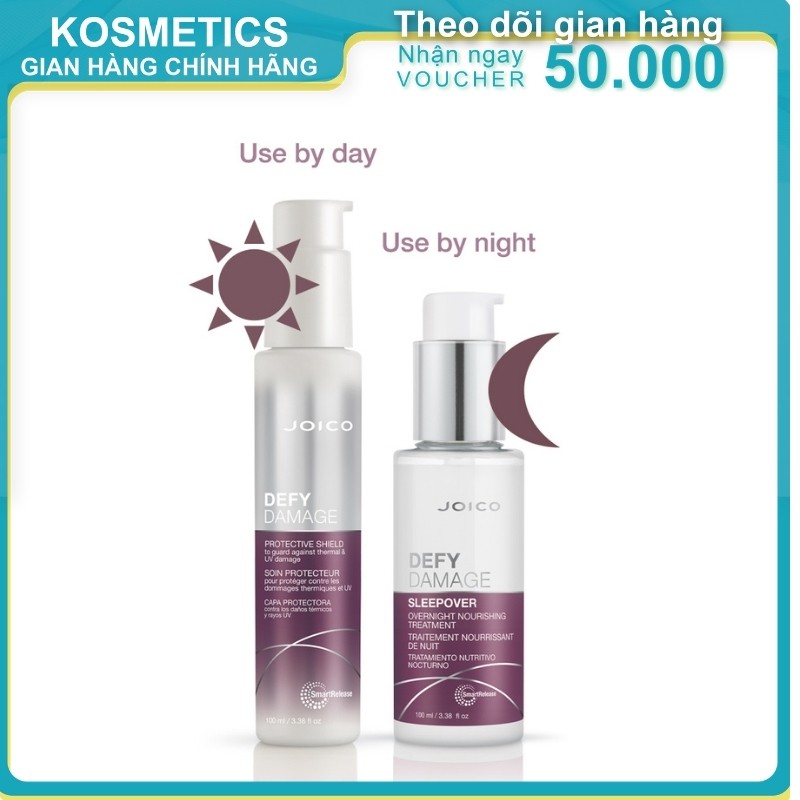 Kem dưỡng tóc ban đêm JOICO Defy Damage Sleepover Overnight Treament 100ml