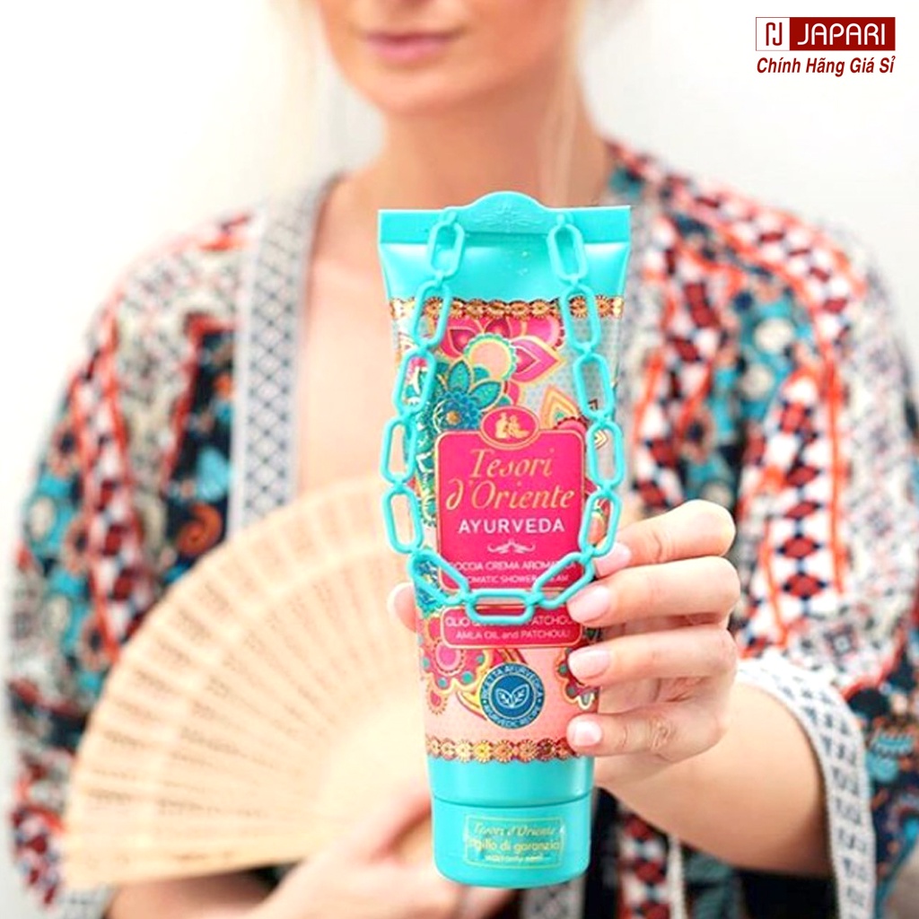 Sữa Tắm Tesori CHÍNH HÃNG Ý Gói 7ml/250ml - Sữa Tắm Nước Hoa Tesori D Oriente Xích Thơm Lâu Hoa Sen, Hoa Hồng  JA