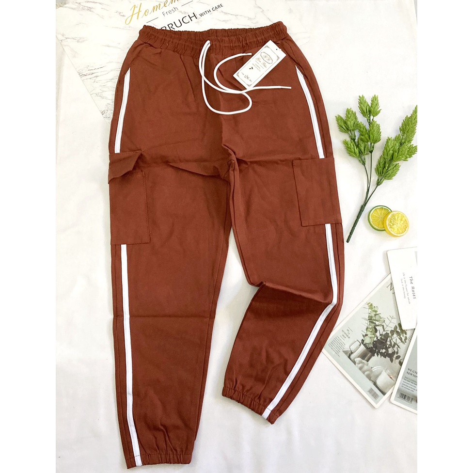 Quần dài bé gái freesize từ 40kg-45kg chất kaki thun, lưng thun dây rút được - cho tuổi TEEN - QD7