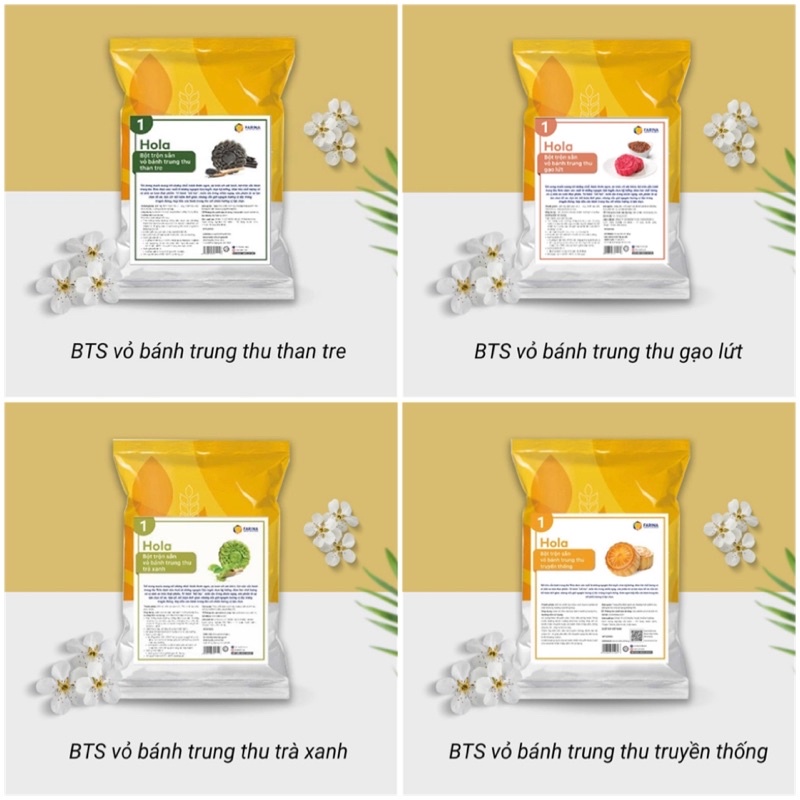Bột trộn sẵn vỏ bánh trung thu Hola Farina 1kg