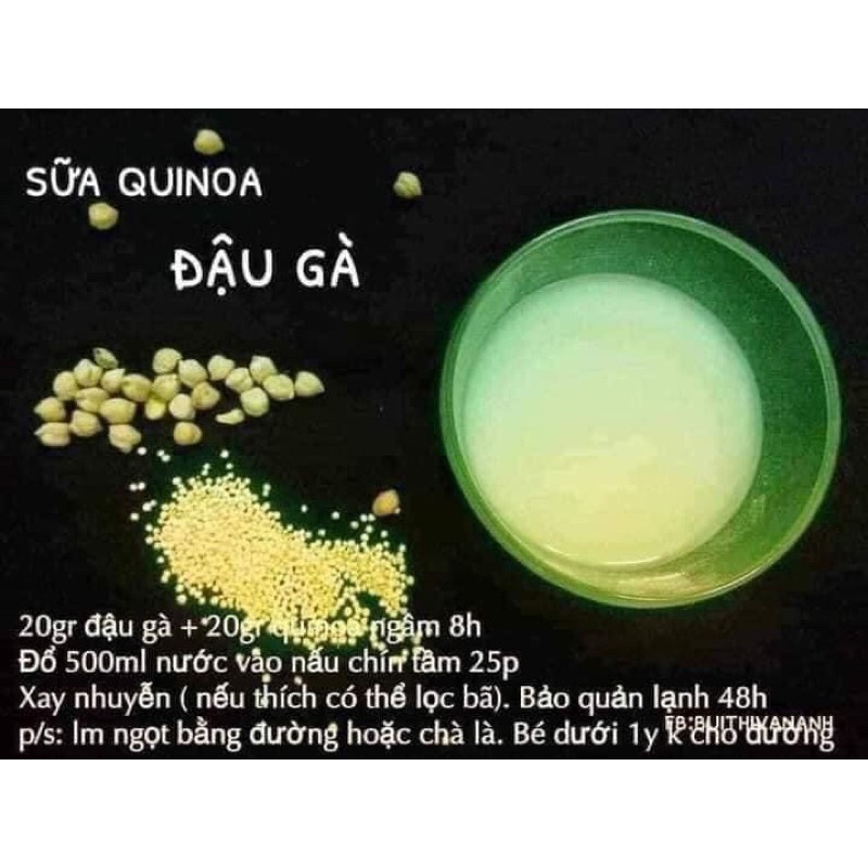 Hạt quinoa/Diêm mạch có tách lẻ 100g bổ sung dinh dưỡng cho bé ăn dặm