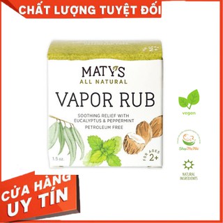 Dầu bôi ấm ngực hữu cơ cho bé trên 2 tuổi Matys vapor rub.