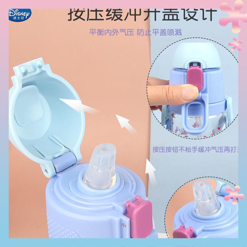 Bình Nước Có Ống Hút Hình Công Chúa Elsa Disney Xinh Xắn Cho Bé