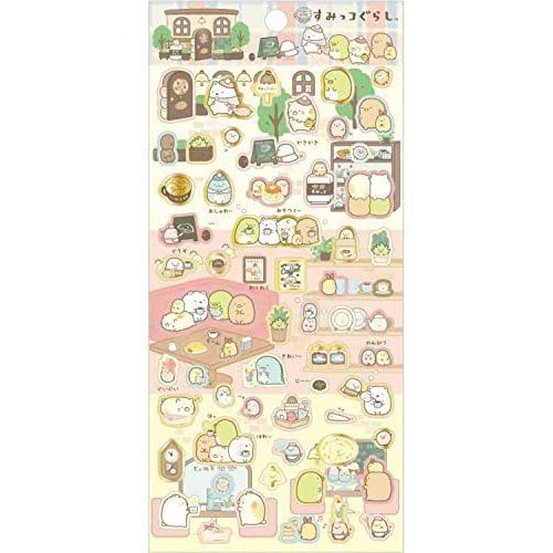 [HOT - SIÊU HỜI] Sticker Dán hình thú lười nhật bản Siêu dễ thương - Hàng nhập - Sumikko Gurashi Japan