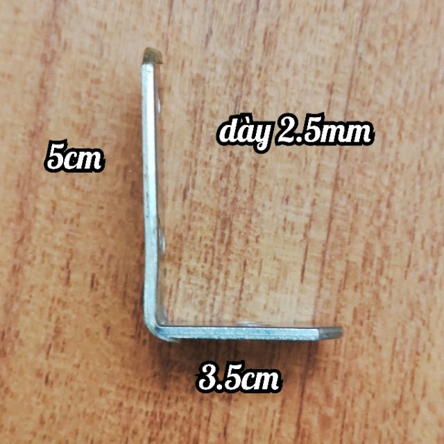 Bát giá đỡ, Ke góc vuông chữ L bản rộng 3cm