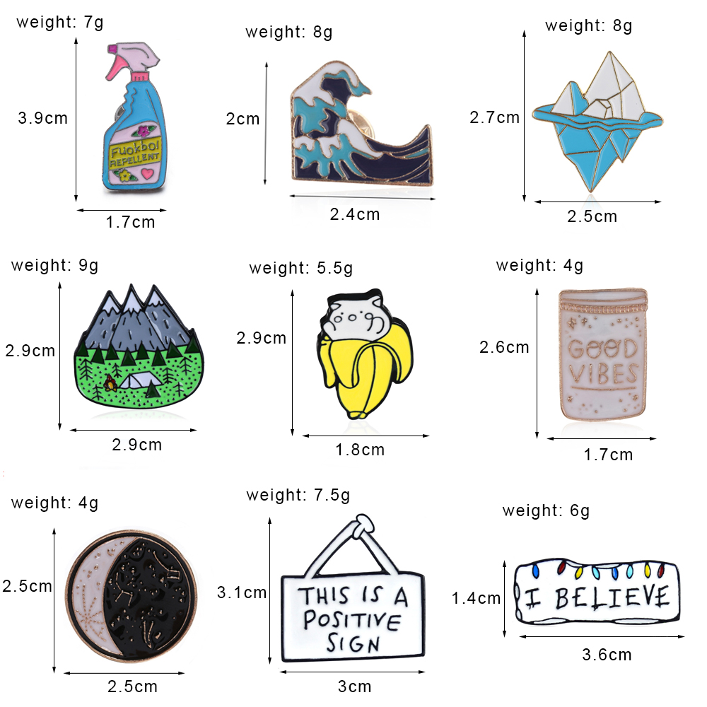 Trâm Cài Áo Denim Tráng Men Hình Động Vật Hoạt Hình Dễ Thương Dùng Làm Quà Tặng Cho Bé