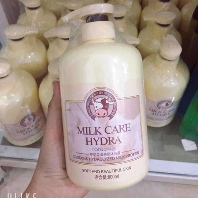 Sữa Tắm con bò milk care hydra  800ml ( loại 1) | BigBuy360 - bigbuy360.vn