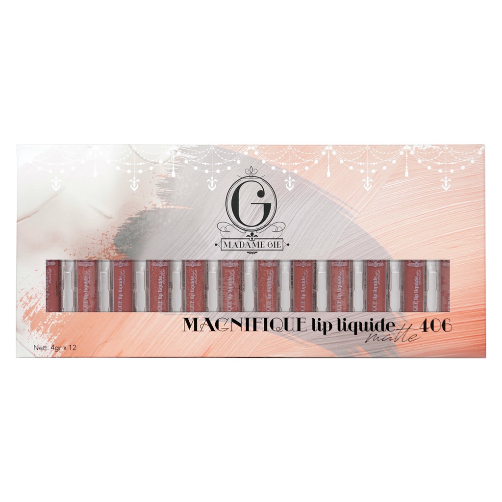 (hàng Mới Về) 1 Set Son Kem Lì Trang Điểm Môi Cổ Điển Madame Gie Magnifique | BigBuy360 - bigbuy360.vn