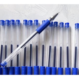 Bút bi mực nước ngòi 0.5mm mực xanh