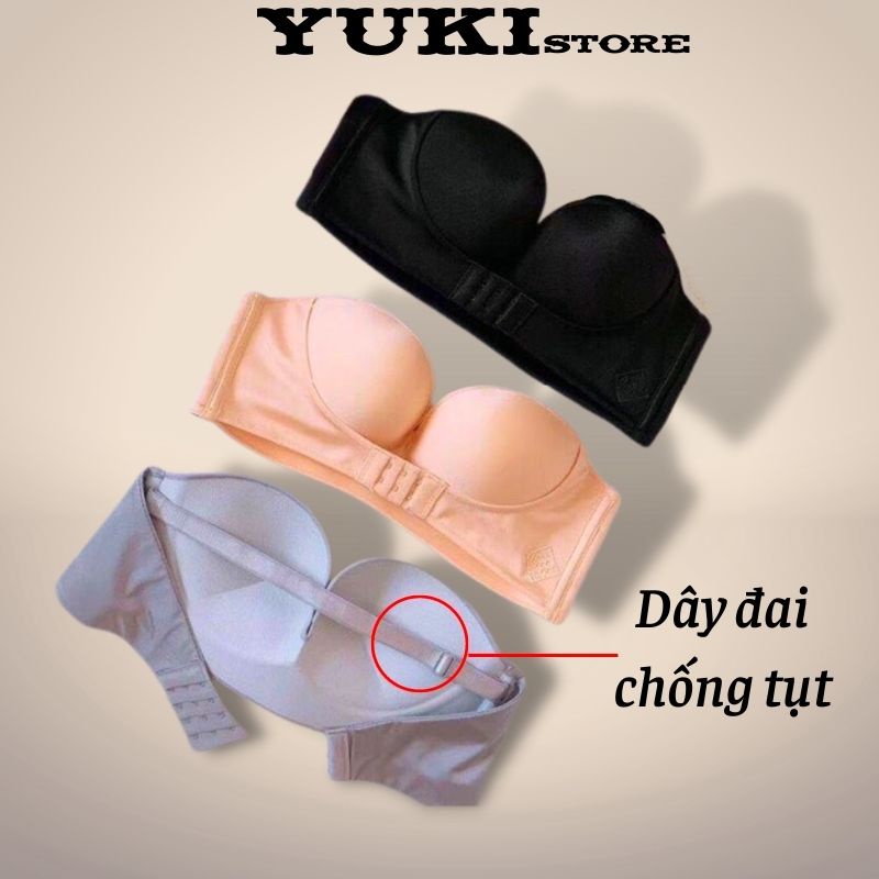 Áo Ngực Chống Tụt Cài Trước Áo Lót Ngực Không Dây YUKI STORE 336