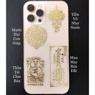 Bộ 4 Miếng Dán Điện Thoại Đẹp Lung Linh Phù Hợp Tất Cả Các Máy