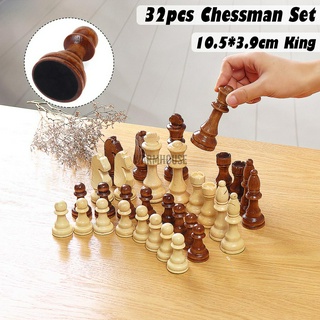 Bộ 32 Quân Cờ Vua Bằng Gỗ 10.5cm