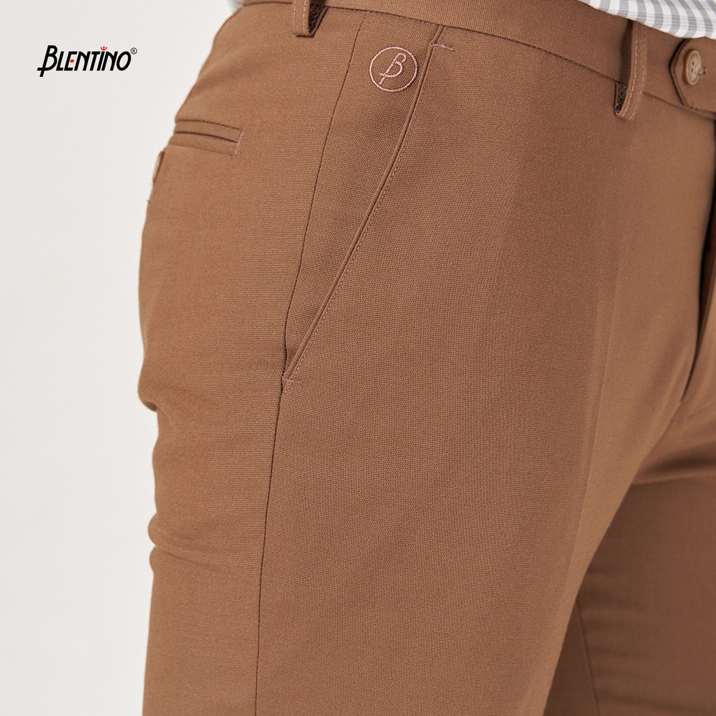 Quần Tây Nam Thương Hiệu Blentino. Vải Cotton , Form Slim fit Dd19315-162