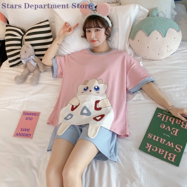 Korean Style Cute Cartoon Homewear For Women