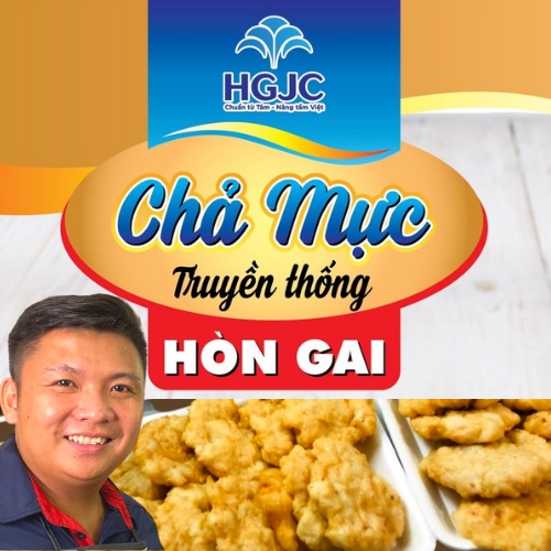 - Chả mực giã tay Hòn Gai - Đặc sản Hạ Long đông lạnh HGJC - quà biếu, chiên rán, thả lẩu, shipnow HN