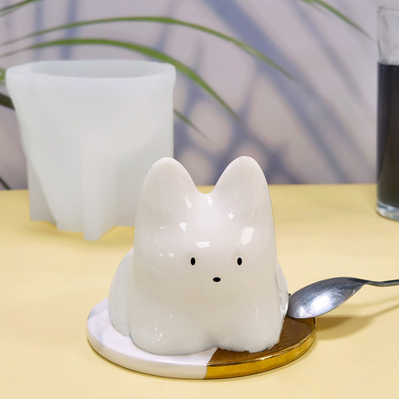 Khuôn silicone Làm Kem / Thạch Hình Mèo Xinh Xắn
