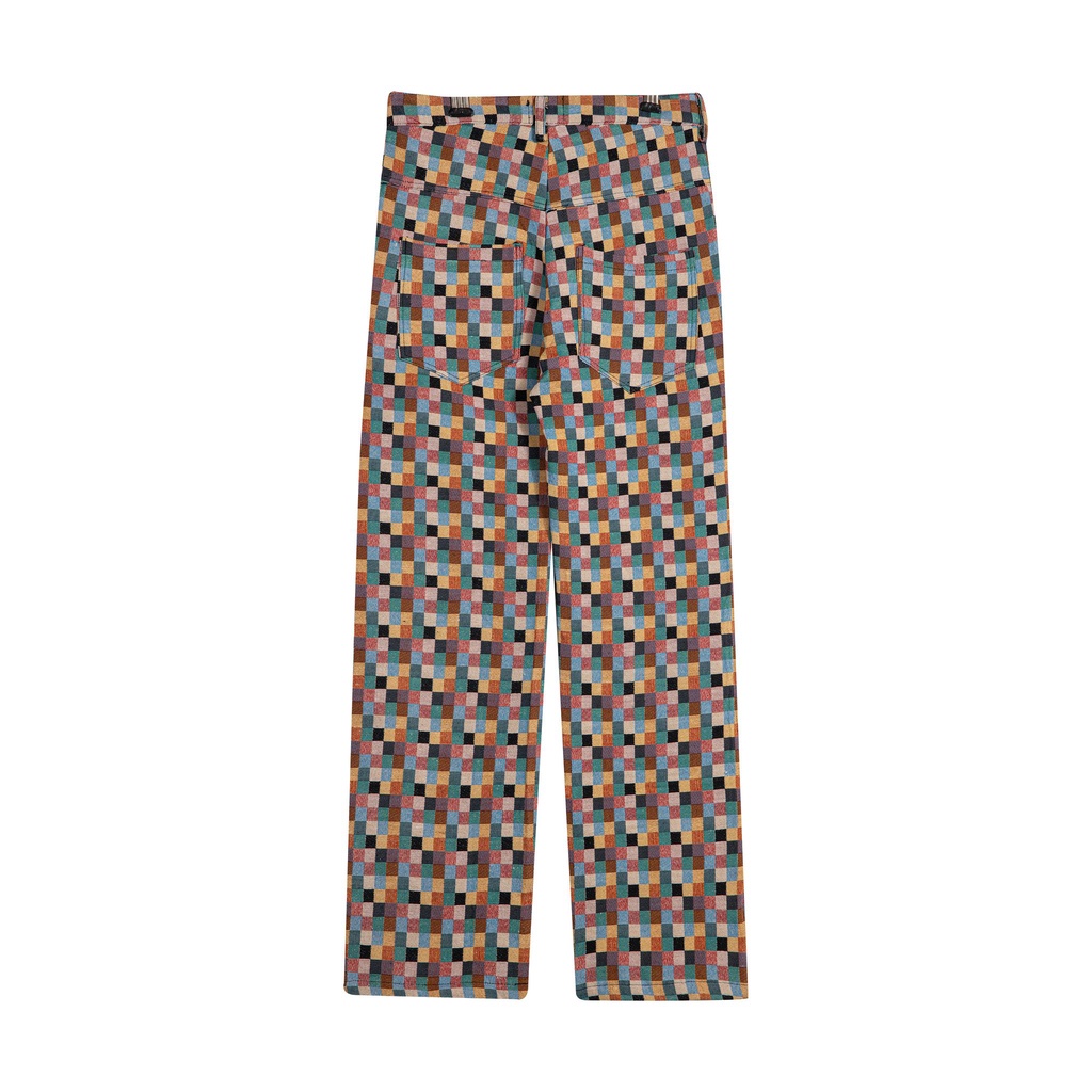 QUẦN DÀI HOẠ TIẾT CARO NHIỀU MÀU