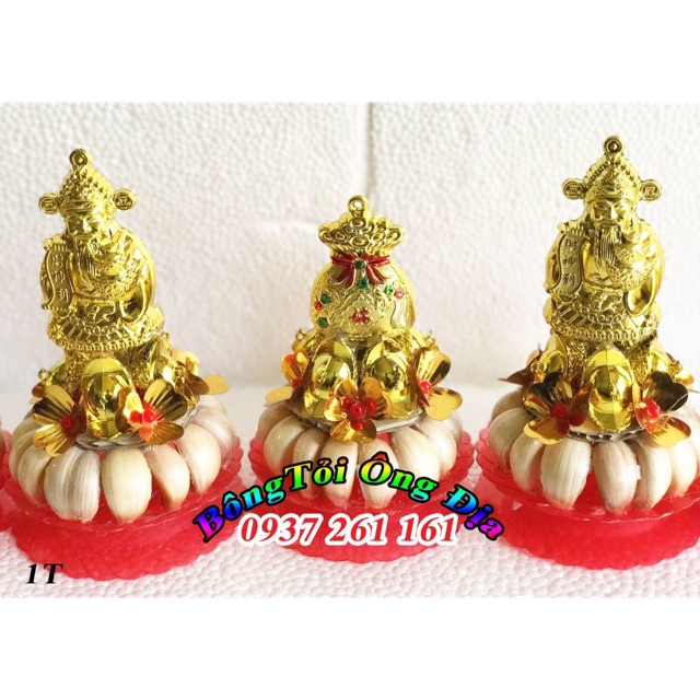 Bông tỏi ông địa - Thần Tài 1 tầng