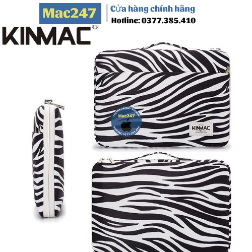 (Chính Hãng)Túi chống sốc Laptop KINMAC mẫu Ngựa vằn 12inch, 13.3inch, 14inch, 15.6inch bảo vệ máy cực tốt