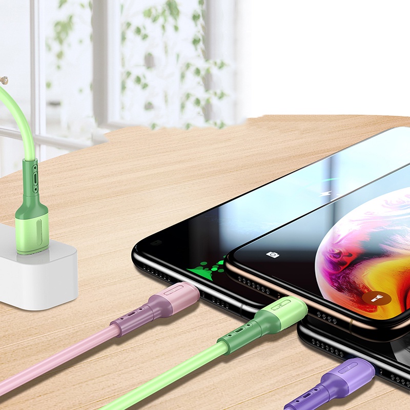 Dây cáp sạc 3 trong 1 thích hợp cho iPhone Android