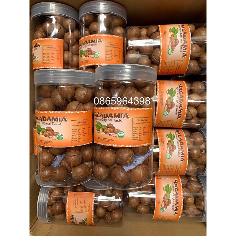 Hạt macca Úc vỏ nứt tự nhiên ăn liền 500g | BigBuy360 - bigbuy360.vn