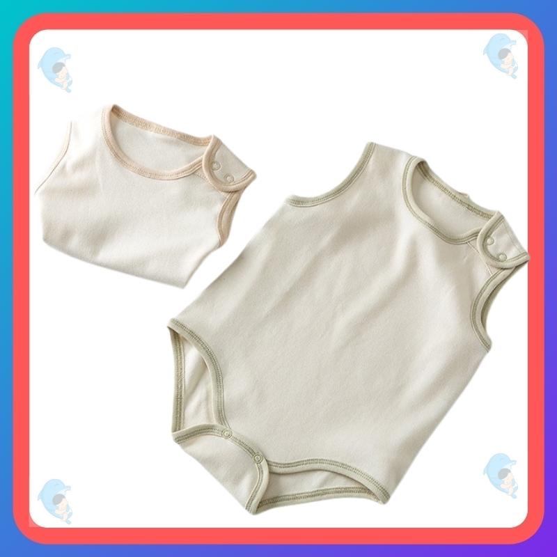 Bộ bodysuit body đùi liền thân đáng yêu nhiều màu sắc cho bé trai bé gái sơ sinh 100% cotton cao cấp xuất Nhật