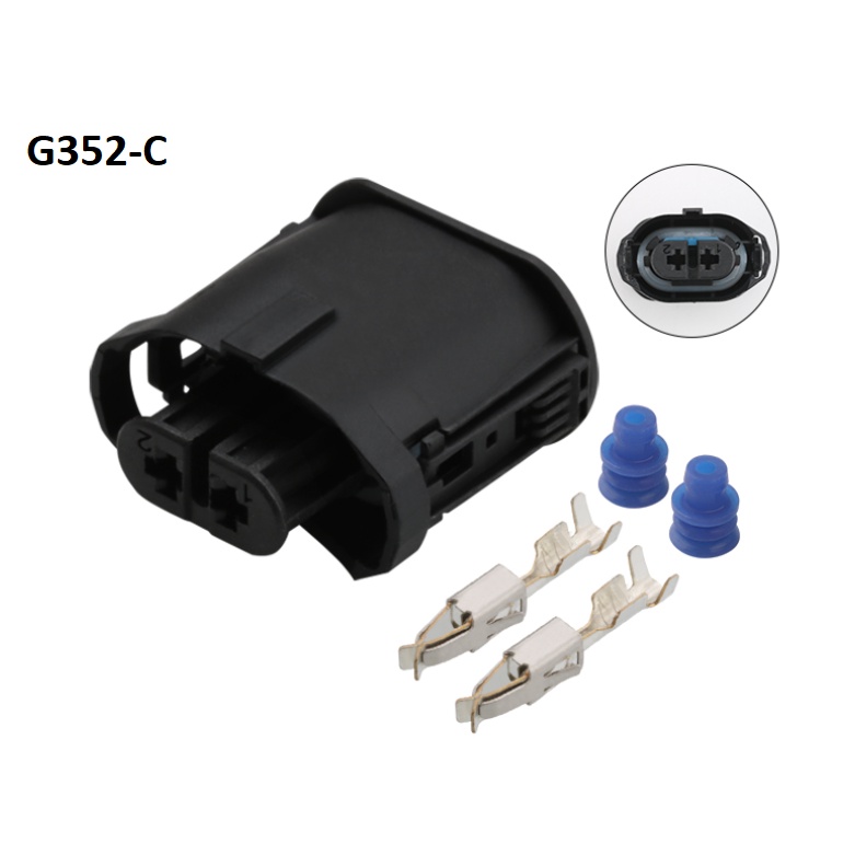 G352-Giắc cắm Đèn sương mù phía trước ô tô 2 lỗ 2.8mm