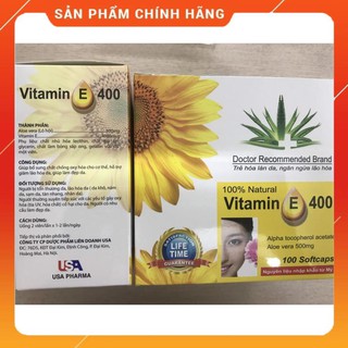[Viên Uống] VITAMIN E400  Người muốn cải thiện da, da khô, nứt nẻ.