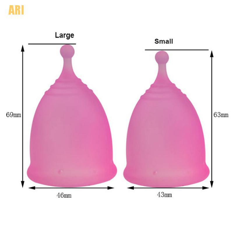 [Hàng mới về] Cốc nguyệt san silicone cấp y tế mềm mại tái sử dụng được kiểu dáng bán nguyệt dành cho nữ