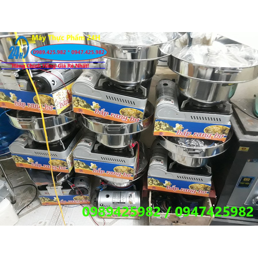 Máy làm bắp rang bơ,máy nổ ngô van gas to công nghiệp