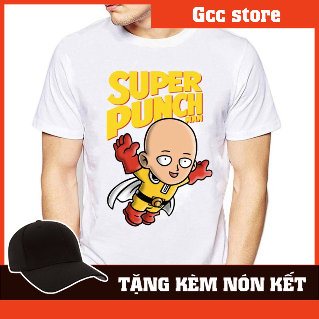 Siêu Xịn Áo thun Thánh Phồng Tôm Saitama One Punch Man F2183 Siêu Xịn