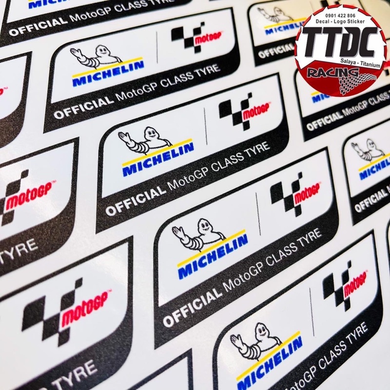 Tem Michelin Chính Hãng Chất Liệu Uv mực nổi cực đẹp ✌