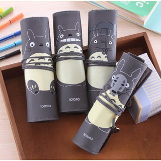 Hộp bút túi viết bóp viết totoro hộp bút cuộn hộp bút dễ thương