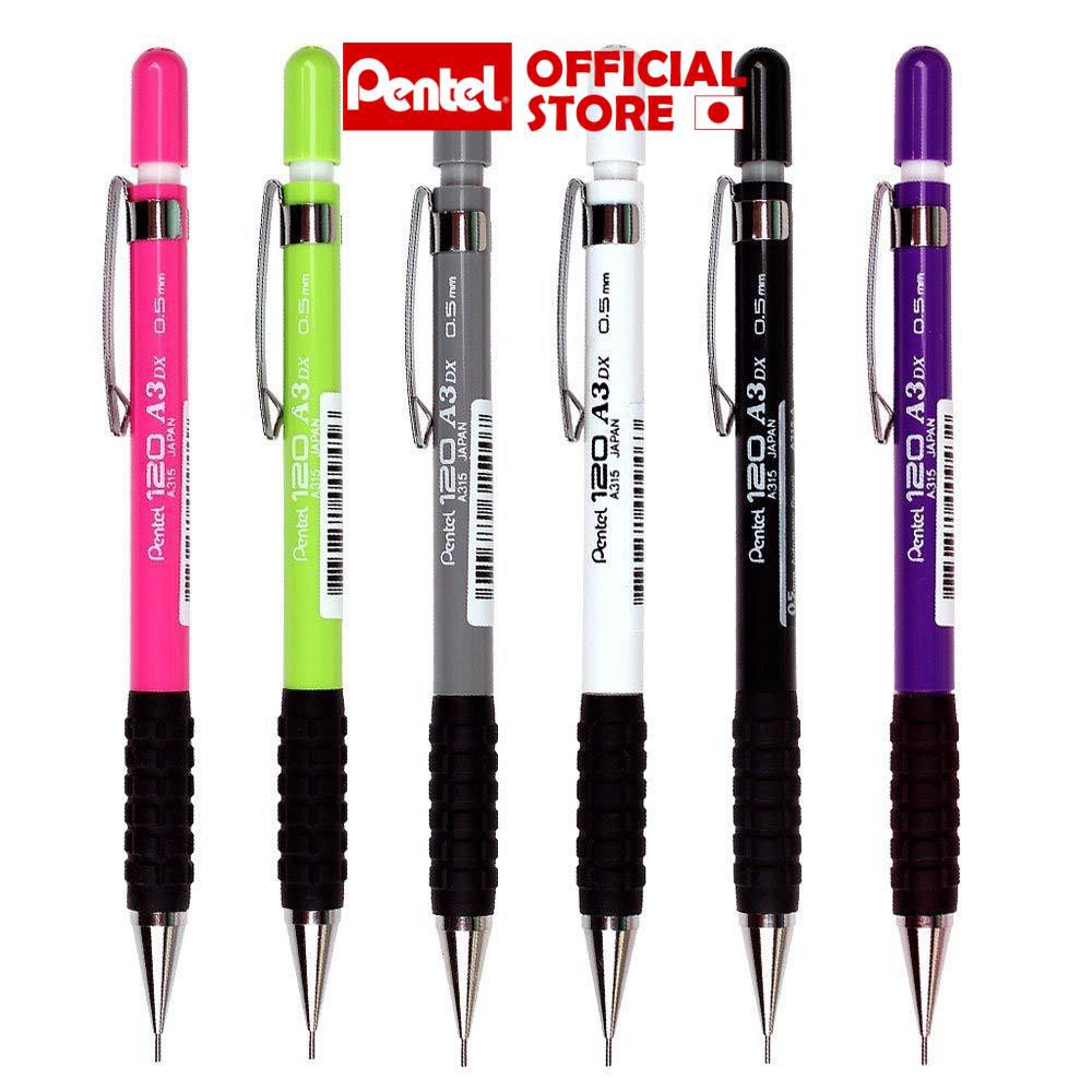 Bút chì kim kỹ thuật Pentel Grip A315 nét 0.3/0.5/0.7/0.9